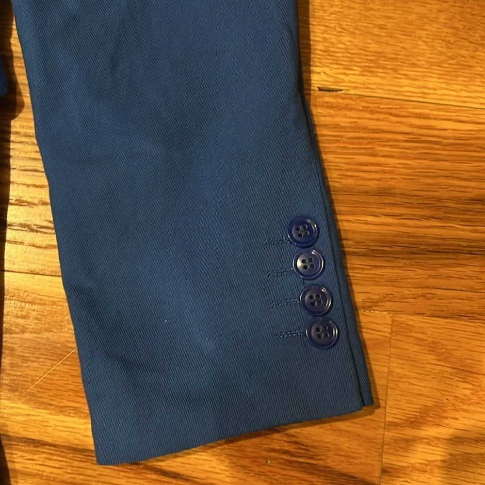 Royal Blue Slim-Fit Sport Coat with Notched Lapel